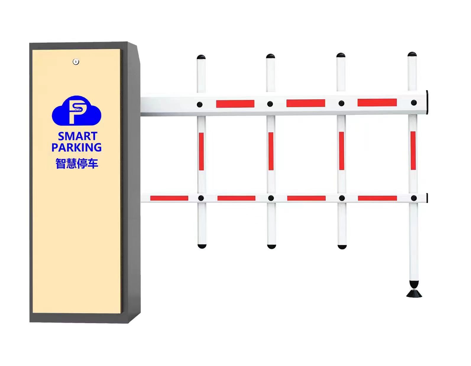 金灰色栅欄杆道閘機(jī)